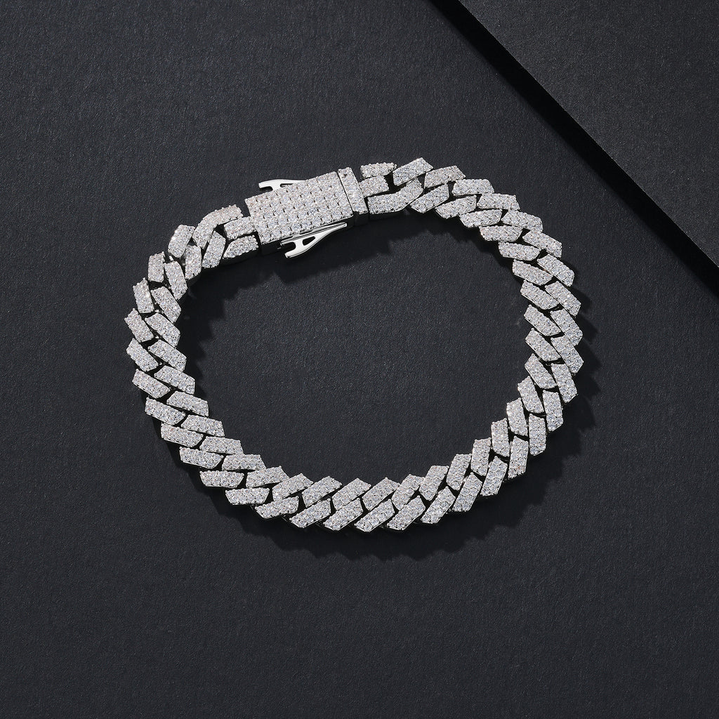 8mm Mini-Bling Iced Miami Cuban Bracelet