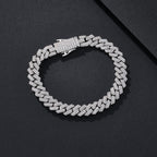 8mm Mini-Bling Iced Miami Cuban Bracelet