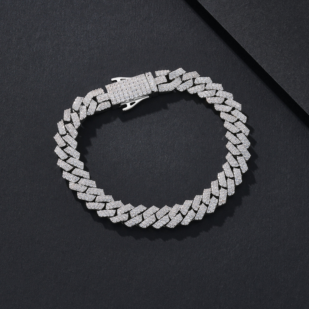 8mm Mini-Bling Iced Miami Cuban Bracelet