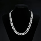12mm Prong‑Set Iced Miami Cuban