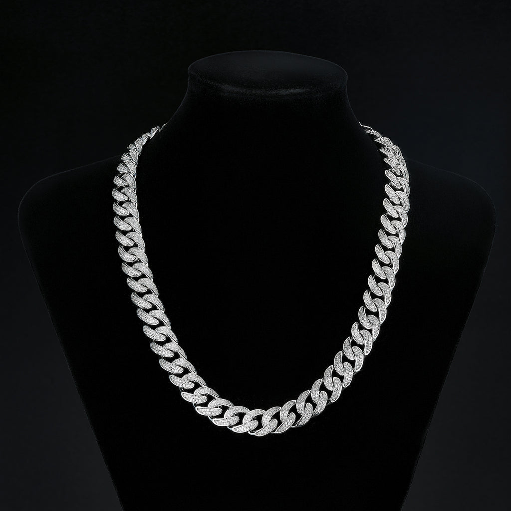 12mm Polished Plain Miami Cuban