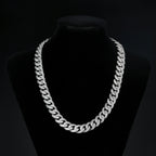 12mm Polished Plain Miami Cuban