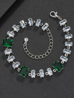 Green Baguette Bracelet