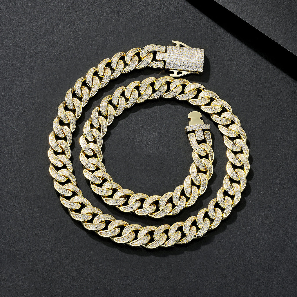 12mm Polished Plain Miami Cuban