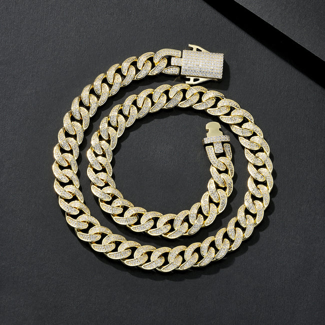 12mm Polished Plain Miami Cuban Main Image