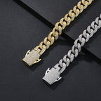 12mm Polished Plain Miami Cuban Bracelet