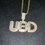 Custom Mini Iced Letter & Number Pendant