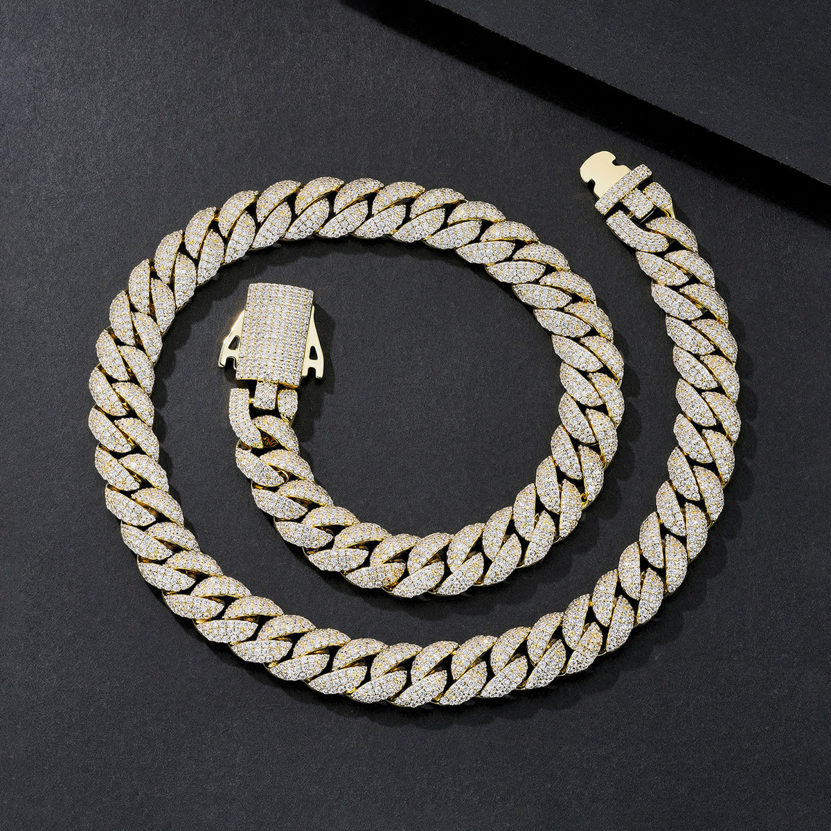 12mm Broad Chunky Plain Miami Cuban