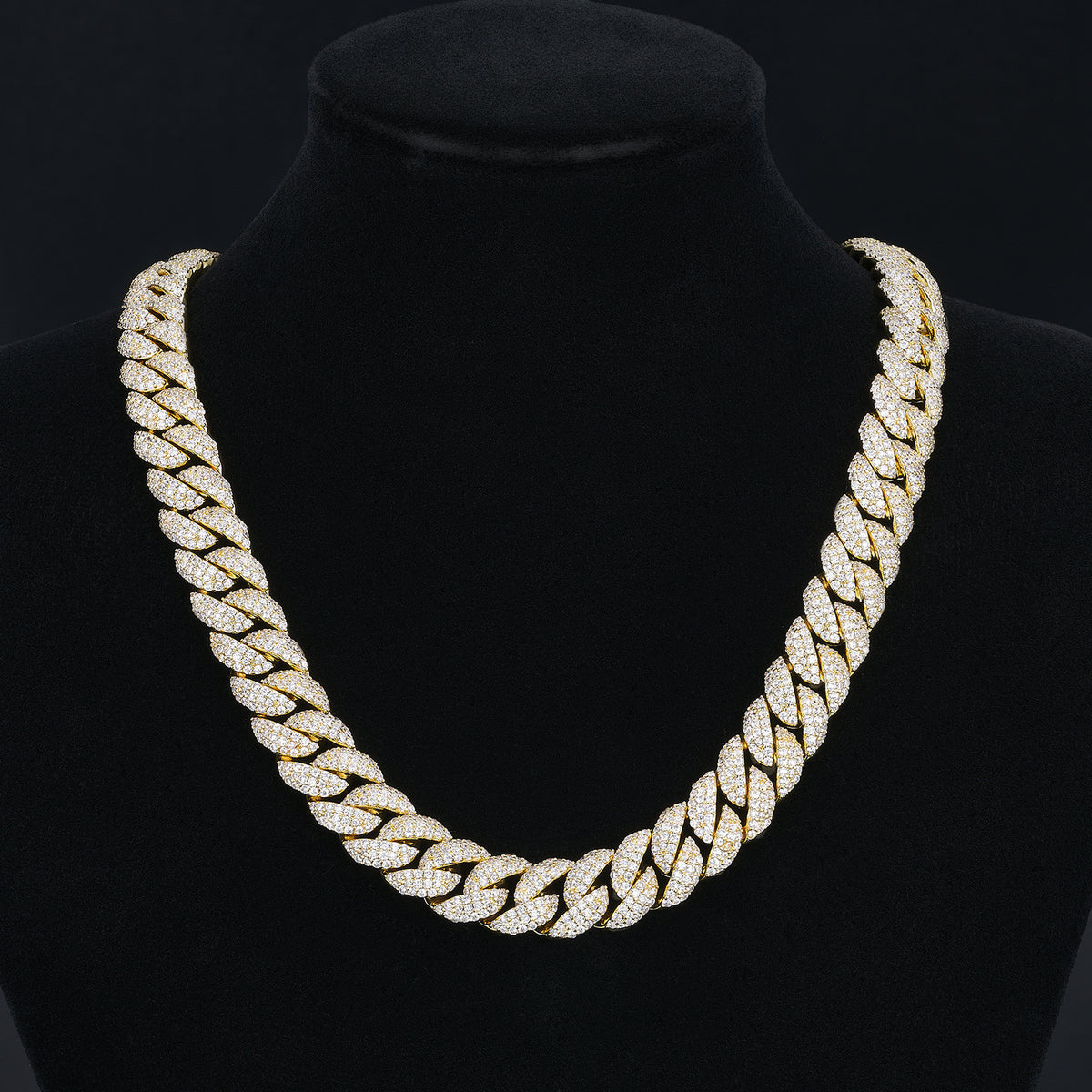 12mm Broad Chunky Plain Miami Cuban