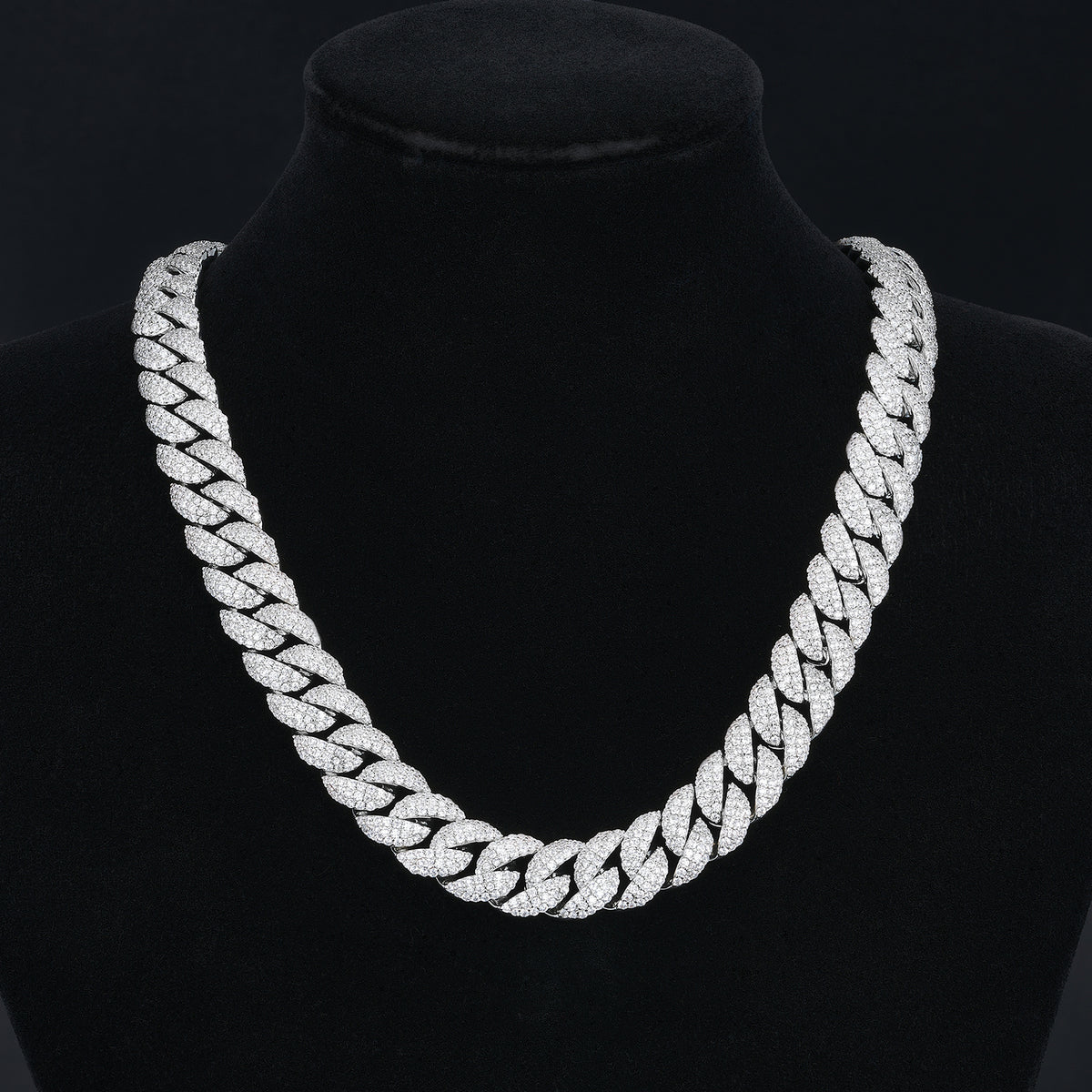 12mm Broad Chunky Plain Miami Cuban