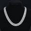 12mm Broad Chunky Plain Miami Cuban