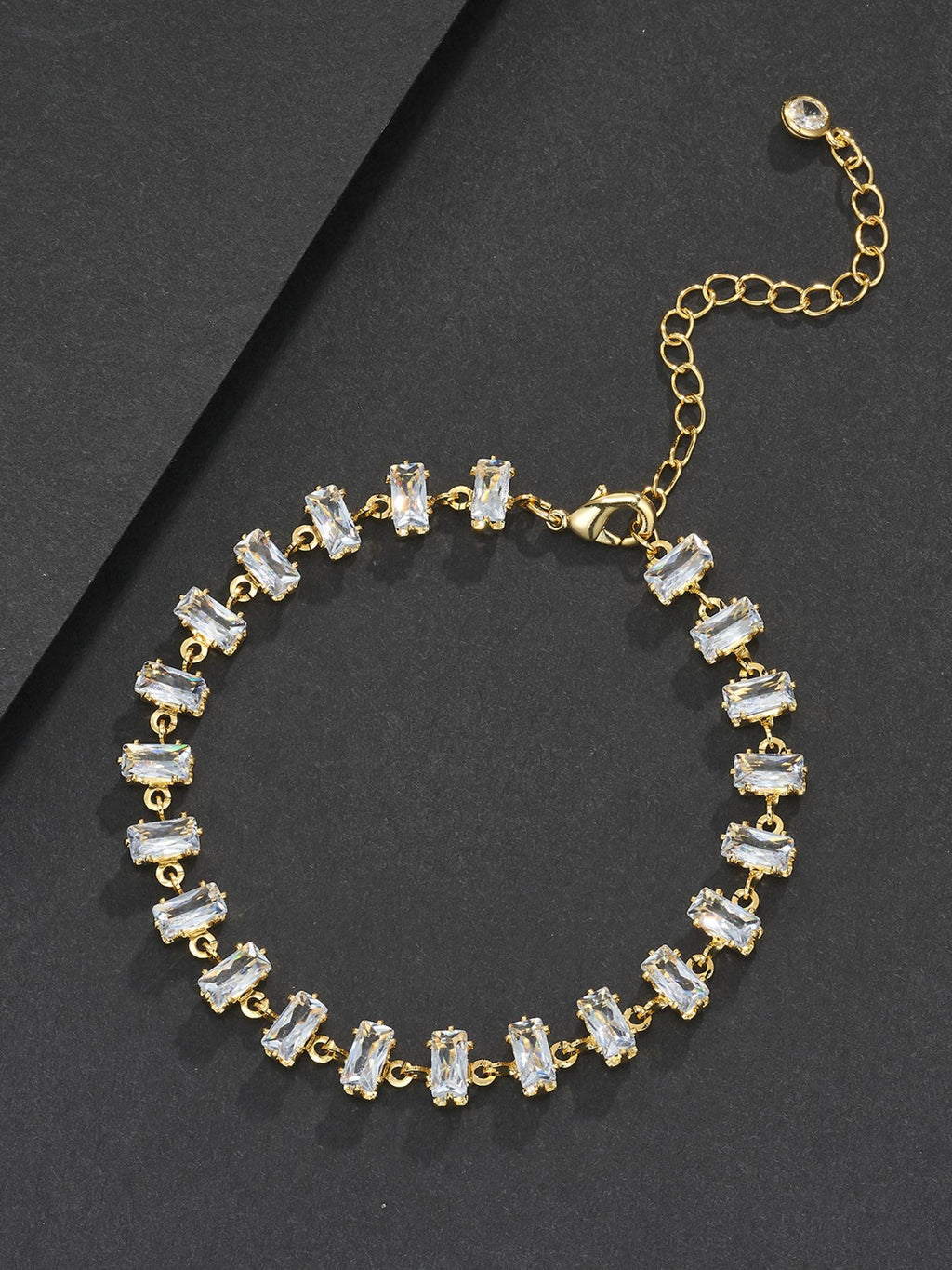 7mm Cube CZ Bracelet