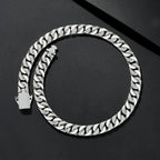 12mm Wide Flat Iced Miami Cuban