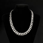 12mm Wide Flat Iced Miami Cuban
