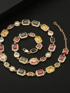 10mm Color Gem CZ Chain