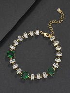 Green Baguette Bracelet