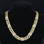 12mm Raised-Set Iced Miami Cuban