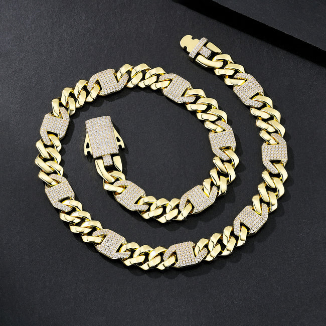 12mm Raised-Set Iced Miami Cuban Main Image