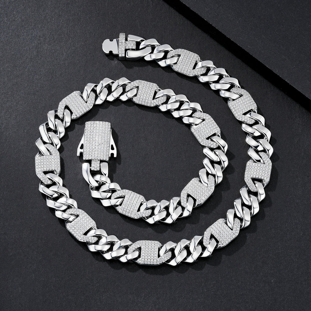 12mm Raised-Set Iced Miami Cuban