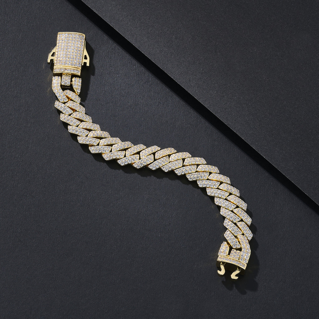 14mm Oversized Iced Miami Cuban Bracelet