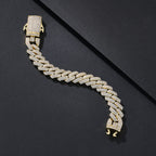 14mm Oversized Iced Miami Cuban Bracelet