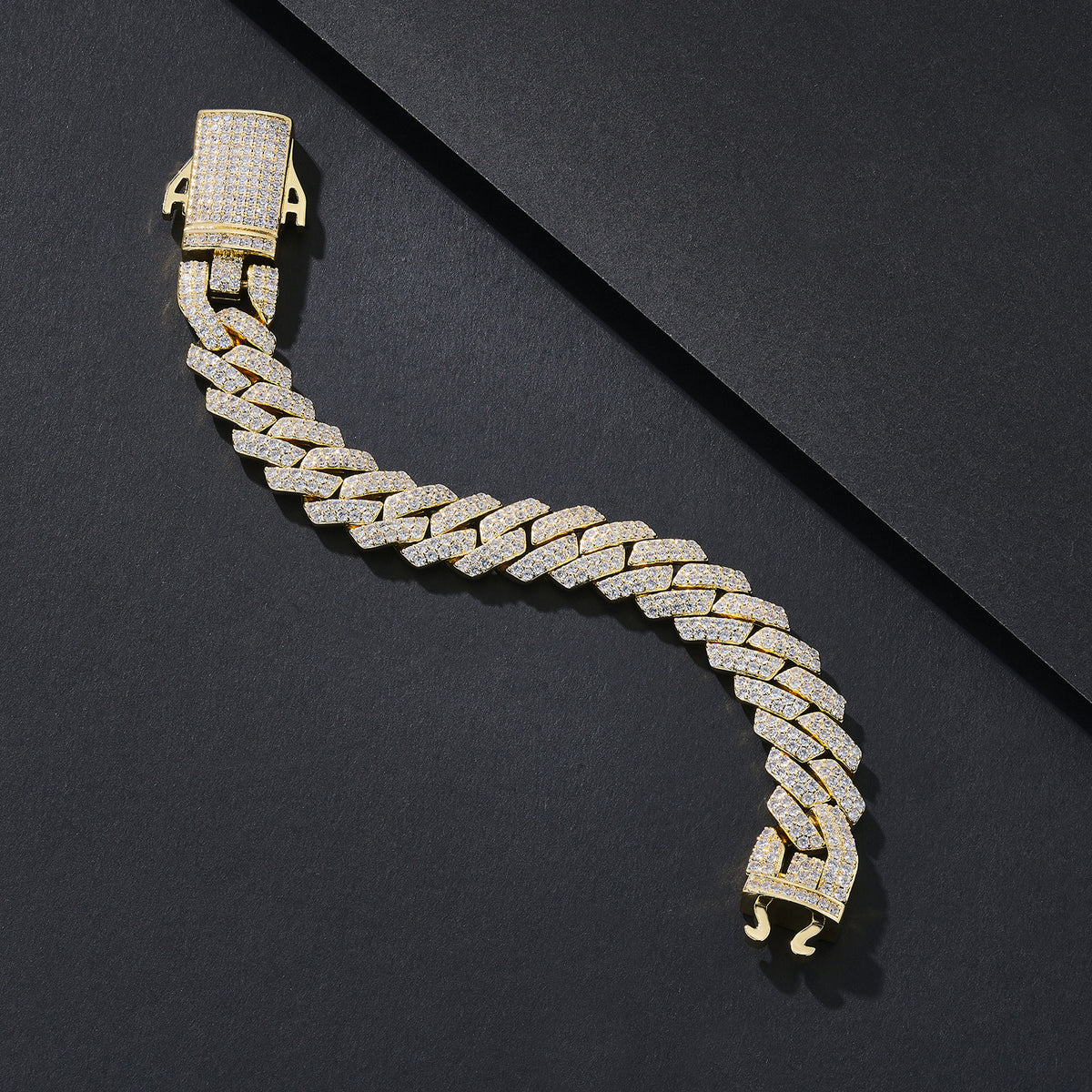 14mm Oversized Iced Miami Cuban Bracelet