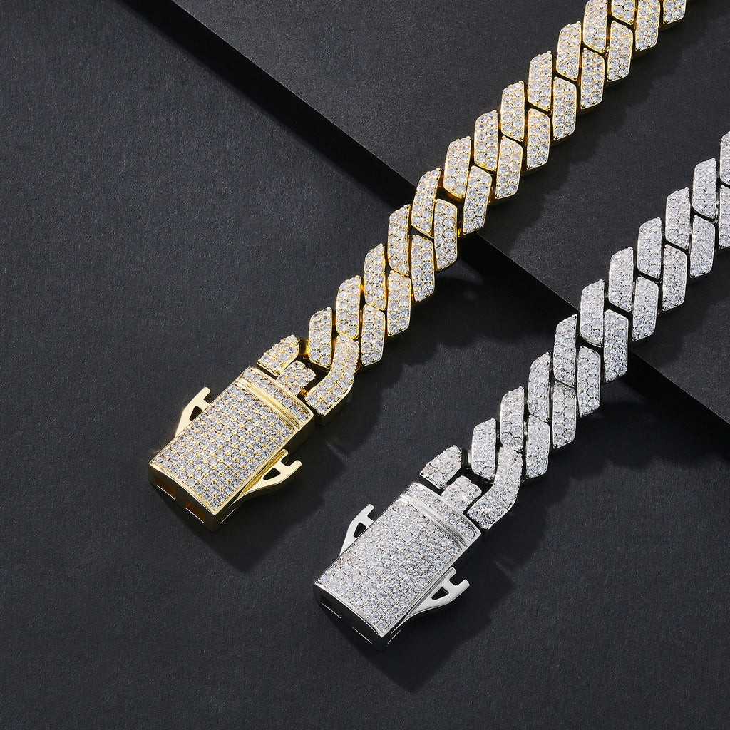 14mm Oversized Iced Miami Cuban Bracelet