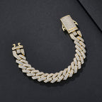14mm Oversized Iced Miami Cuban Bracelet