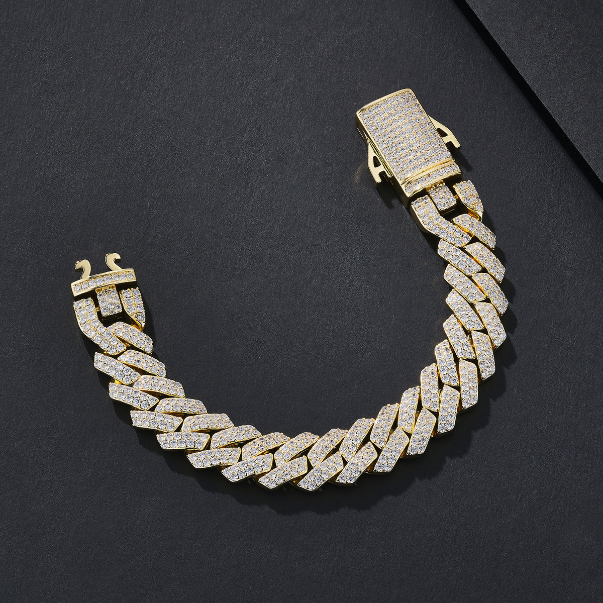 14mm Oversized Iced Miami Cuban Bracelet