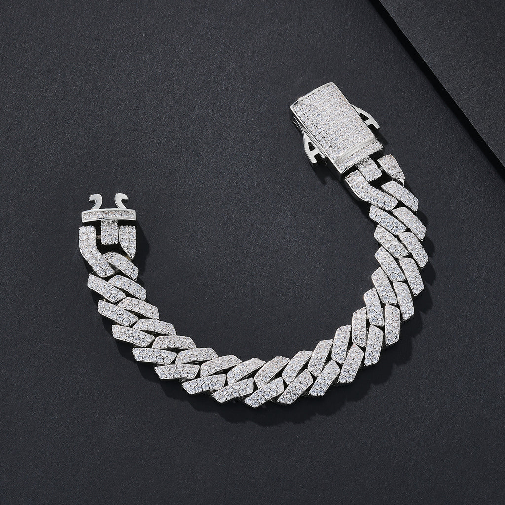 14mm Oversized Iced Miami Cuban Bracelet