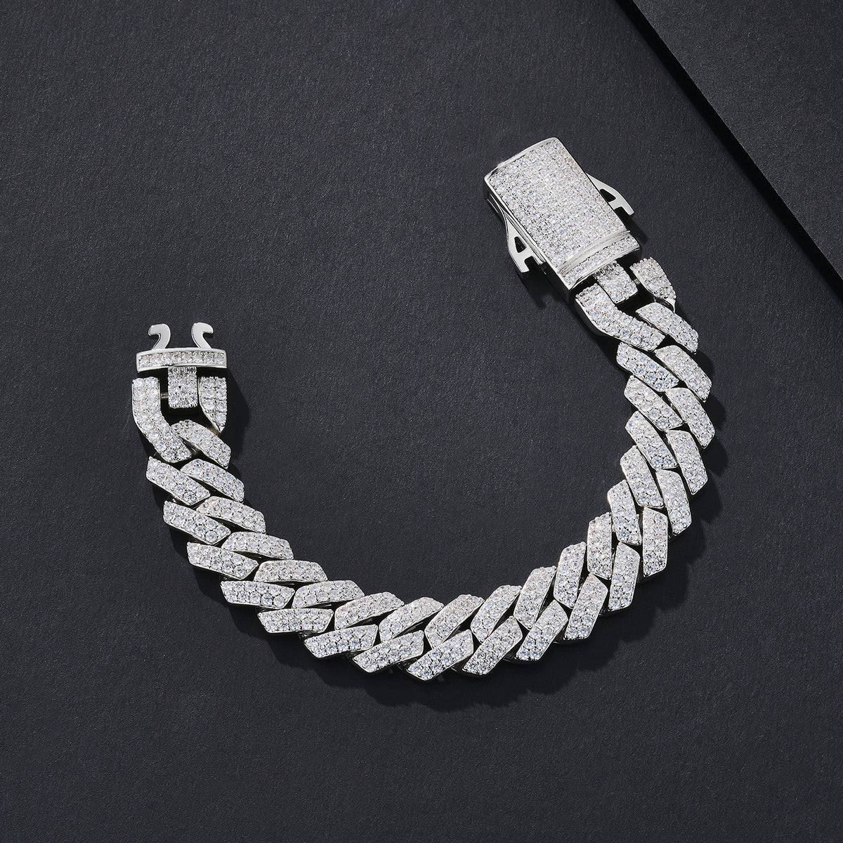 14mm Oversized Iced Miami Cuban Bracelet