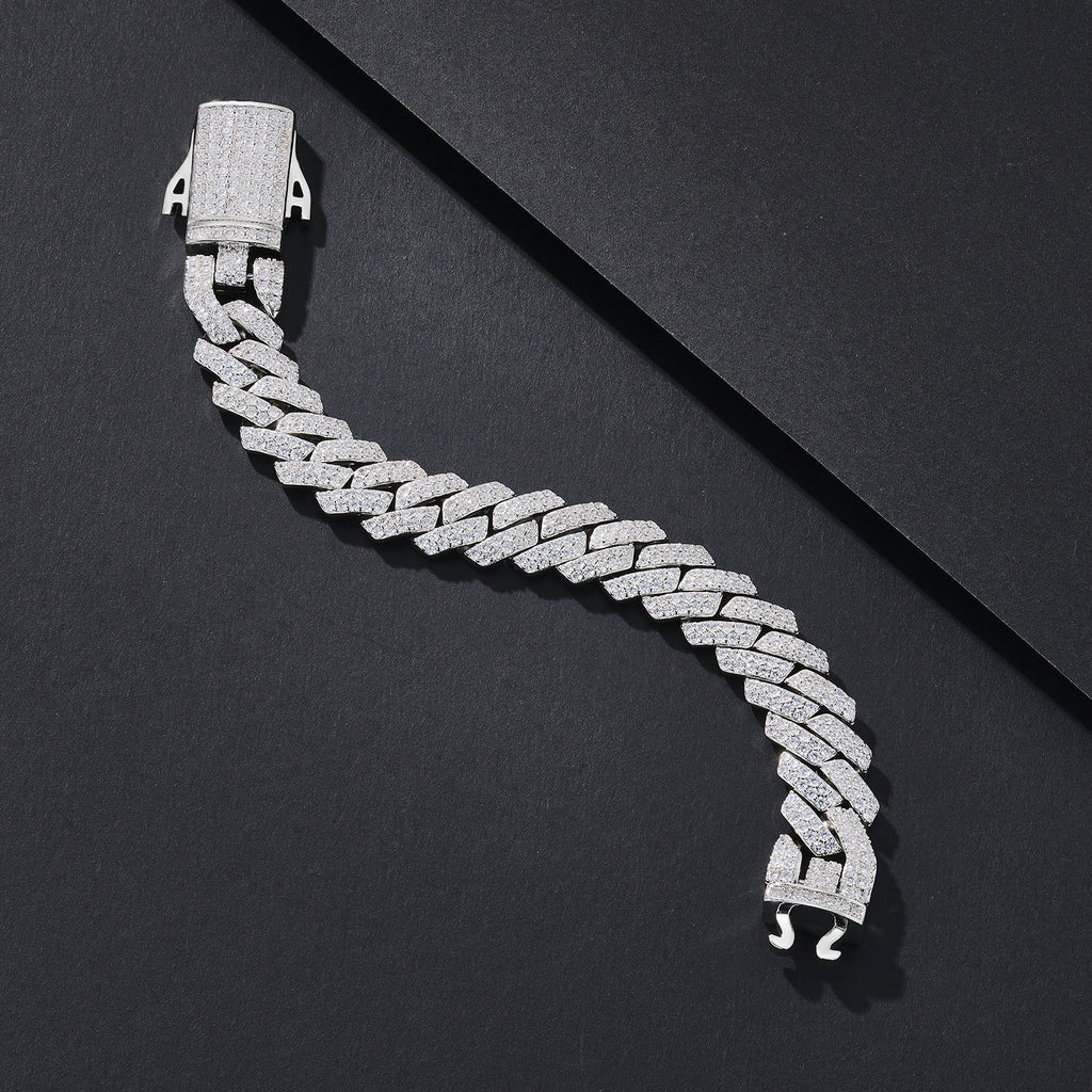 14mm Oversized Iced Miami Cuban Bracelet