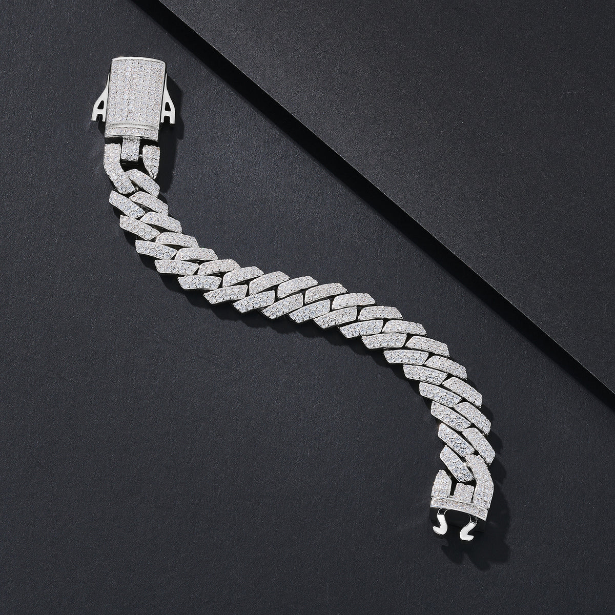 14mm Oversized Iced Miami Cuban Bracelet