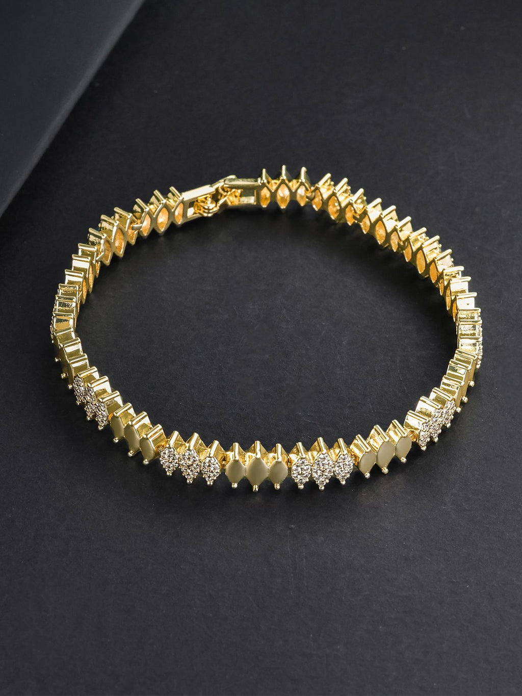 Diamond Cut Snake Bracelet