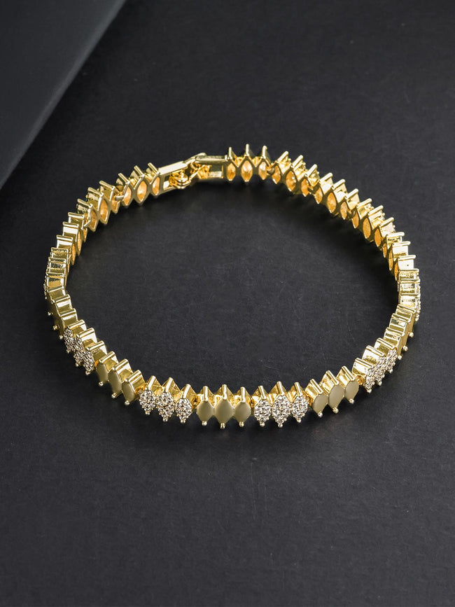 Diamond Cut Snake Bracelet Hover Image