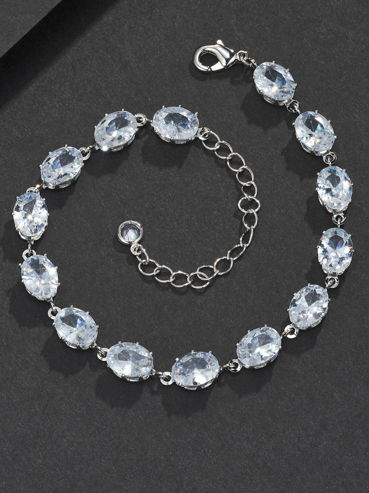 7mm Oval Gemstone Bracelet