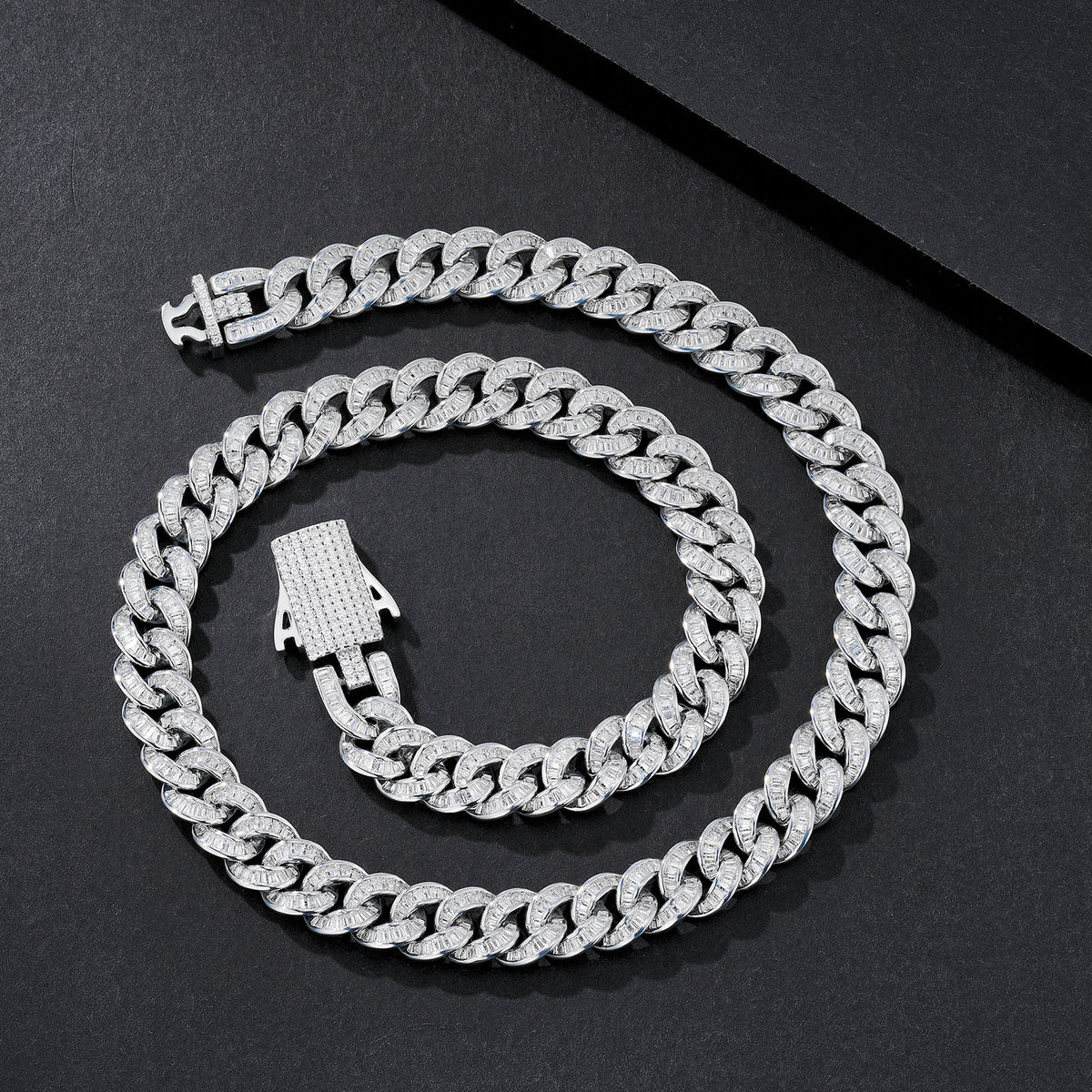 10mm Smooth-Link Plain Miami Cuban
