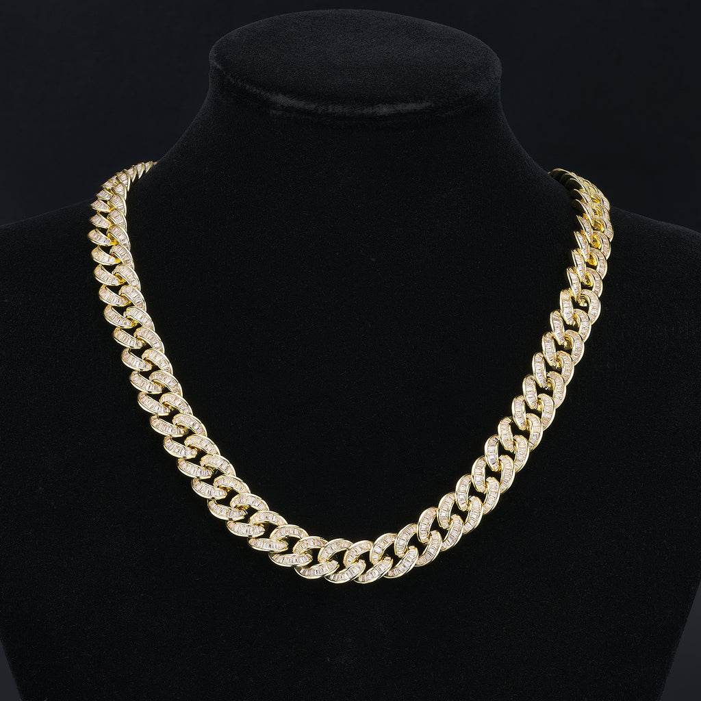 10mm Smooth-Link Plain Miami Cuban