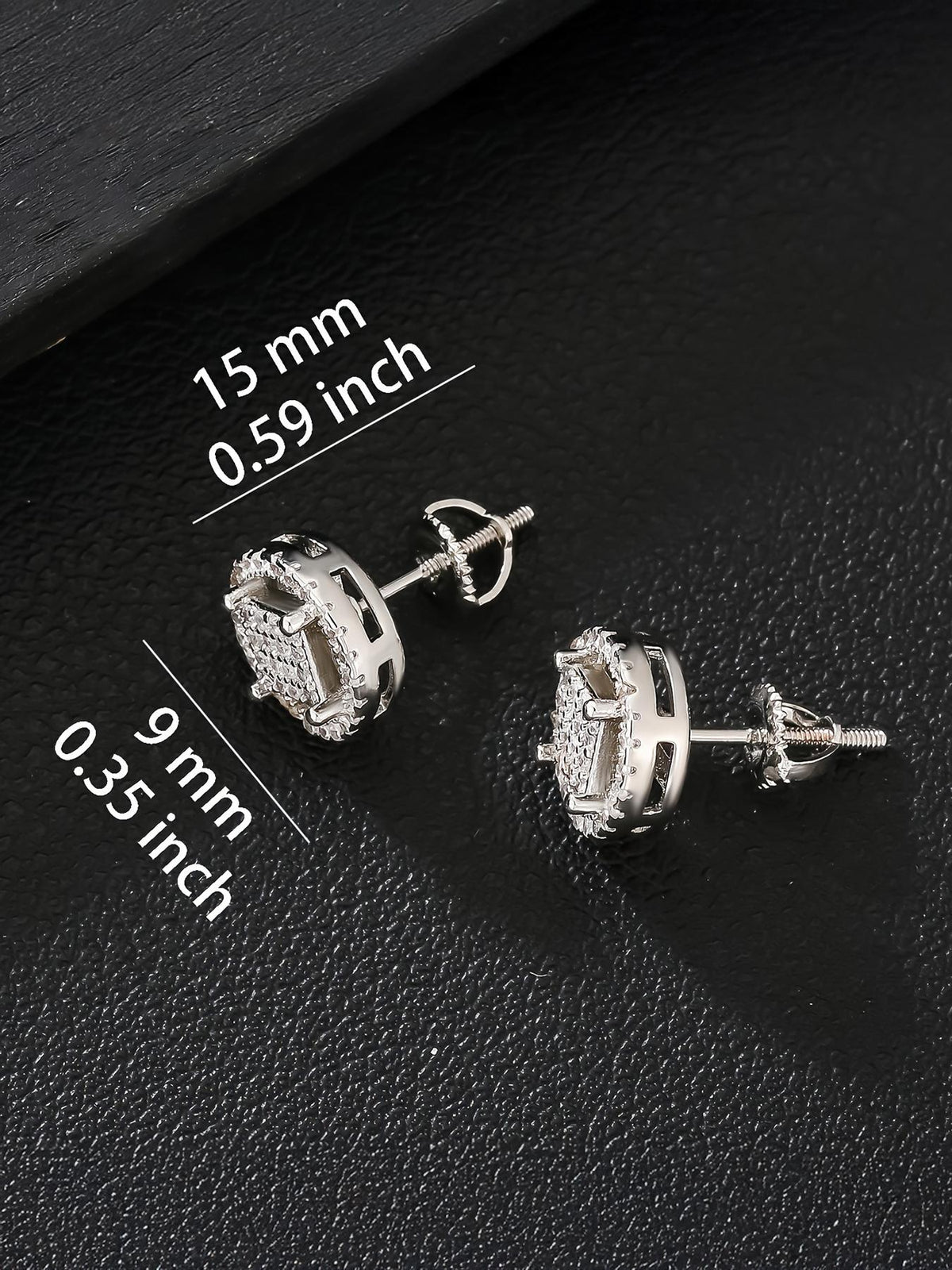 Openwork Flower Stud Earrings