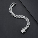 10mm Smooth-Link Plain Miami Cuban Bracelet