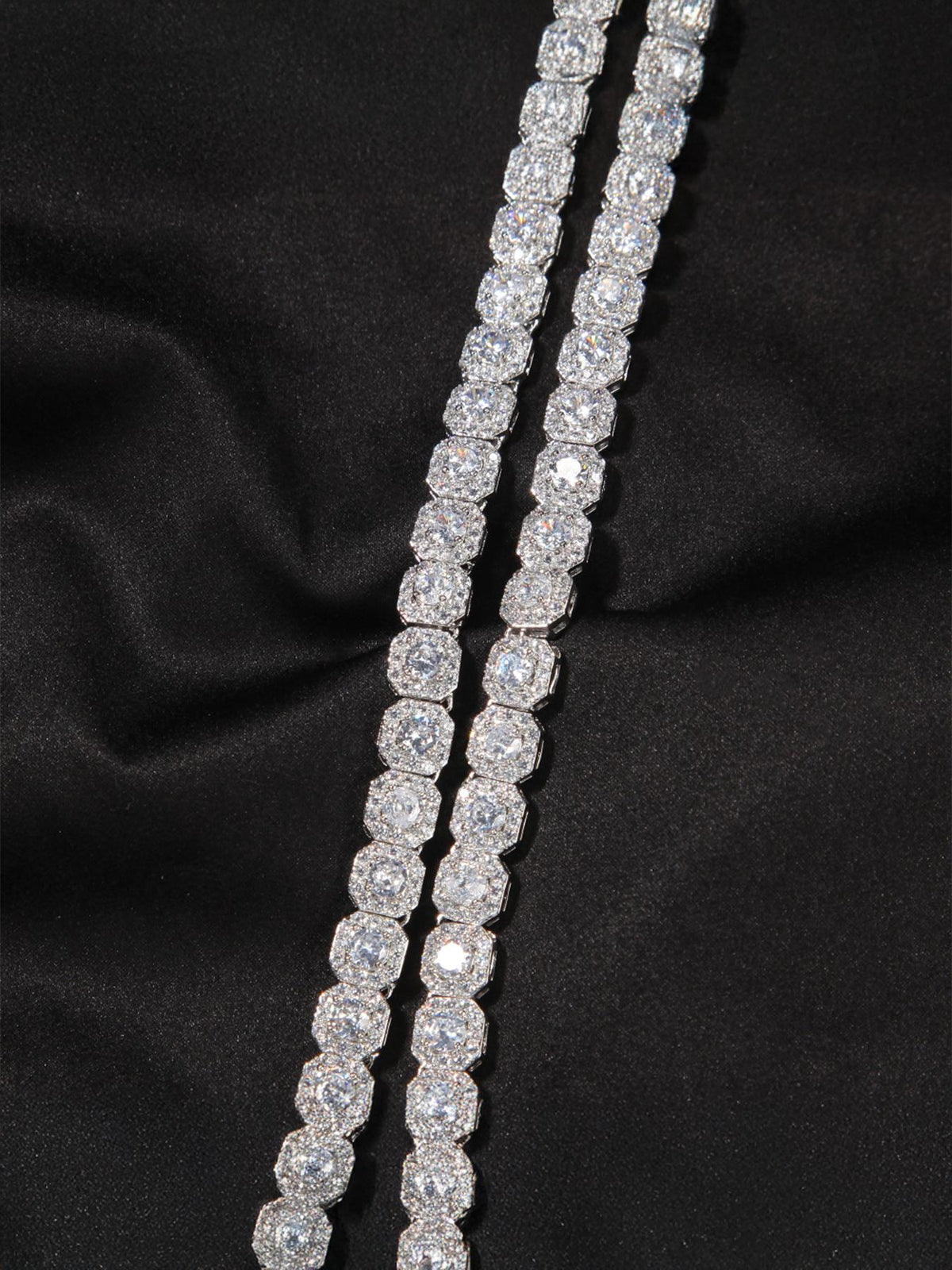 9mm Sugar Cube CZ Bracelet
