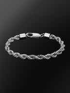 6mm Twisted Rope Chain Bracelet