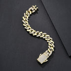 14mm Massive Chunky Plain Miami Cuban Bracelet