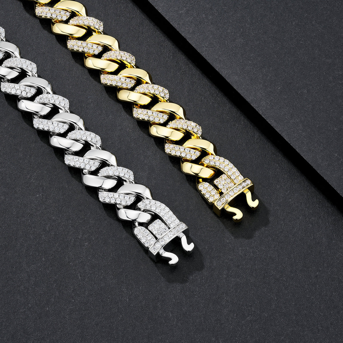 14mm Massive Chunky Plain Miami Cuban Bracelet