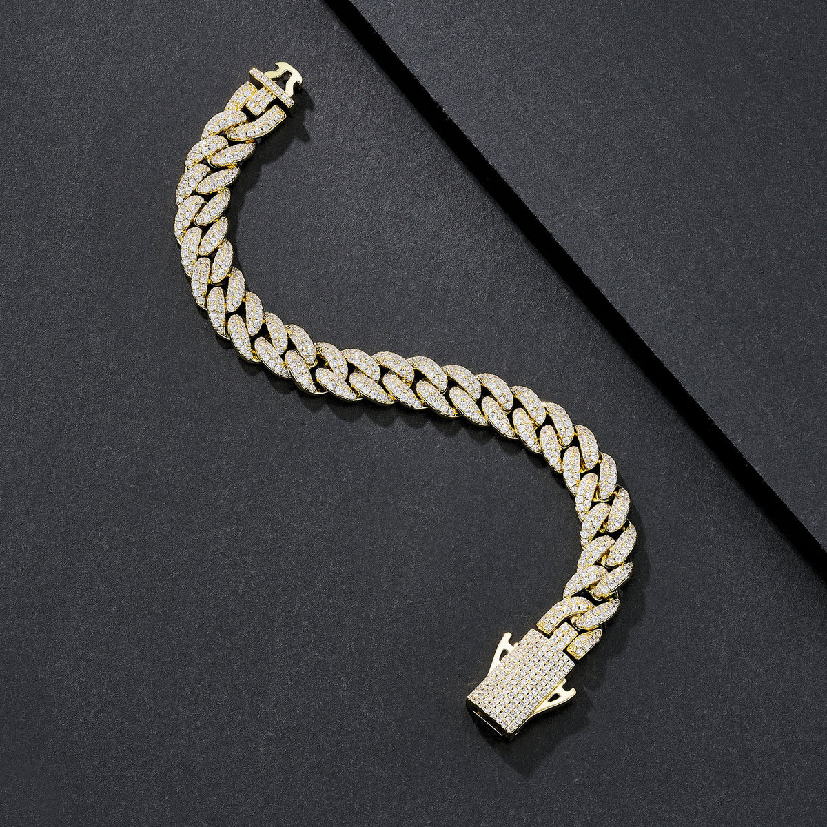 10mm Sparkle-CZ Iced Miami Cuban Bracelet