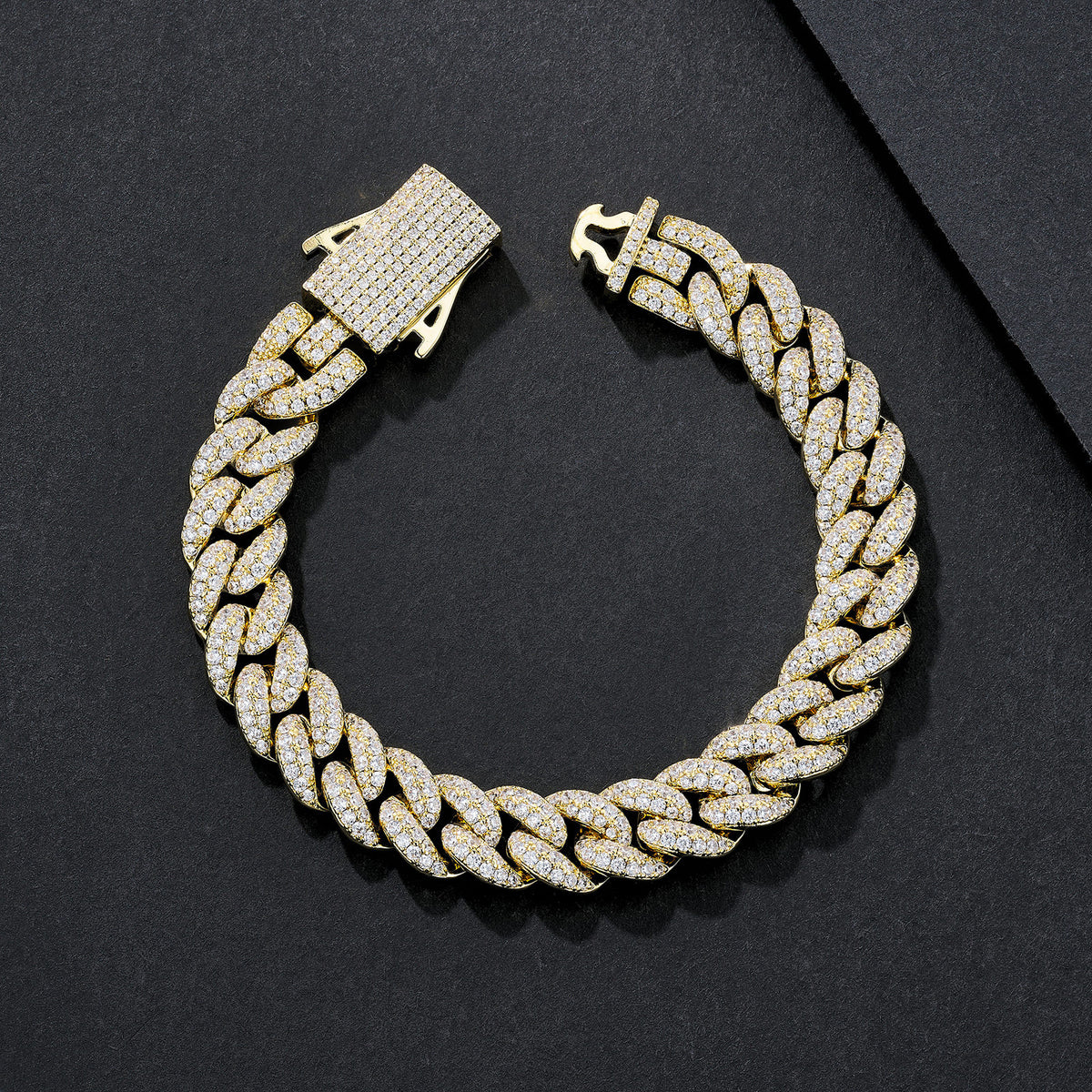 10mm Sparkle-CZ Iced Miami Cuban Bracelet