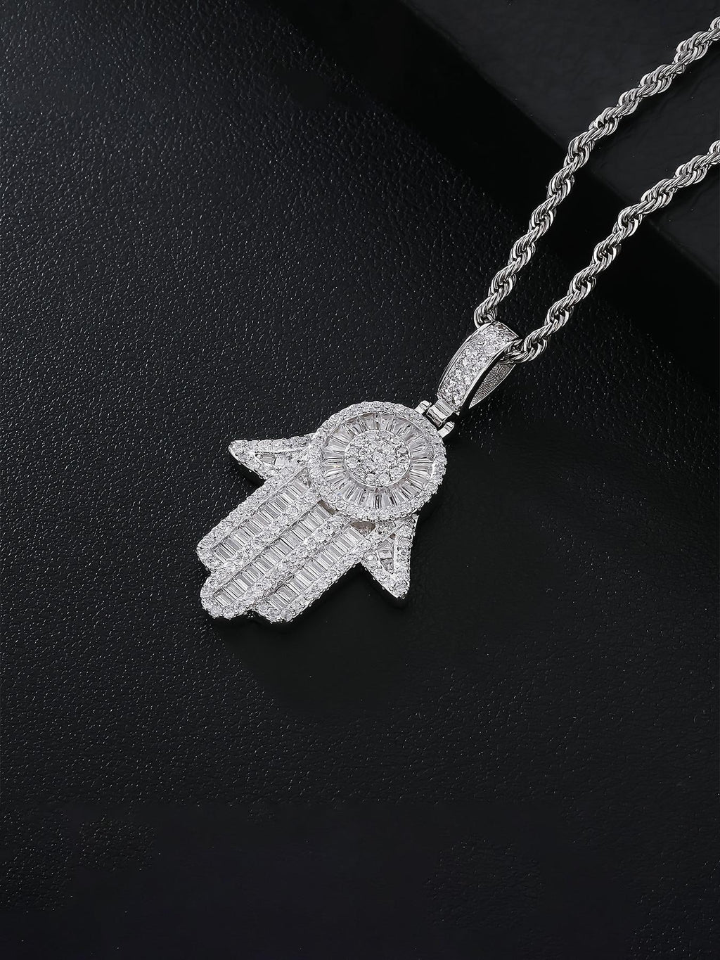 3D Hamsa Hand Pendant
