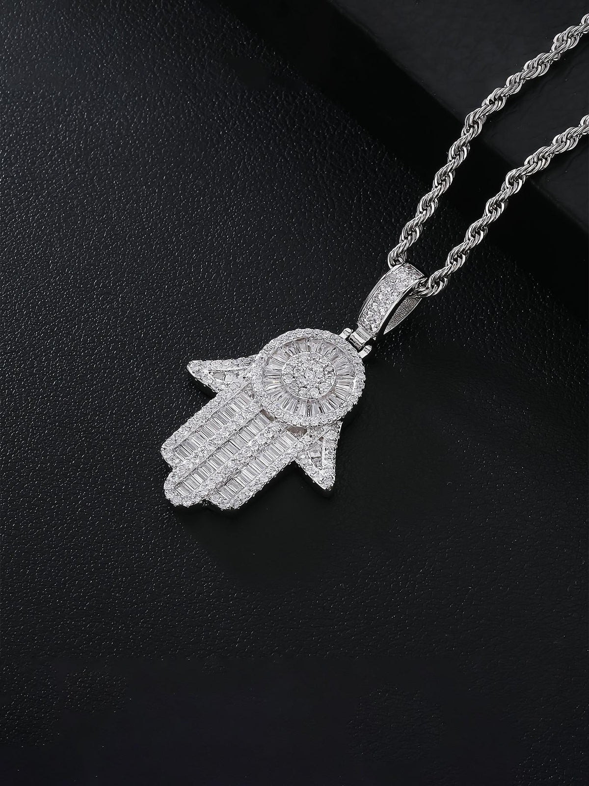 3D Hamsa Hand Pendant