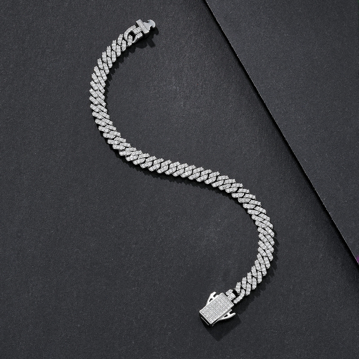 6mm Tiny-CZ Iced Miami Cuban Bracelet
