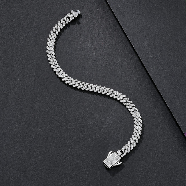 6mm Tiny-CZ Iced Miami Cuban Bracelet Main Image